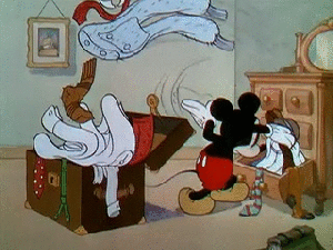 Mickey packing gif